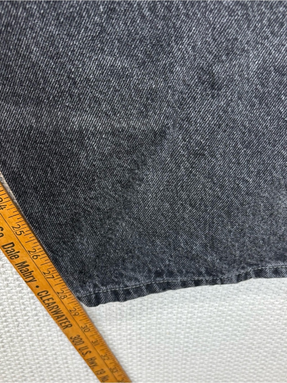 Empyre Jeans Mens 32 Denim Black Outdoor Streetwear Y2K Relaxed Baggy Hip Hop - Picture 11 of 11